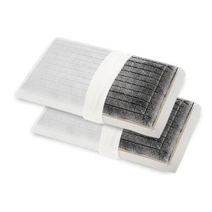 Coppia Cuscini MyCeramic in Memory Foam con Sfere di MyCeramic Termoregolanti