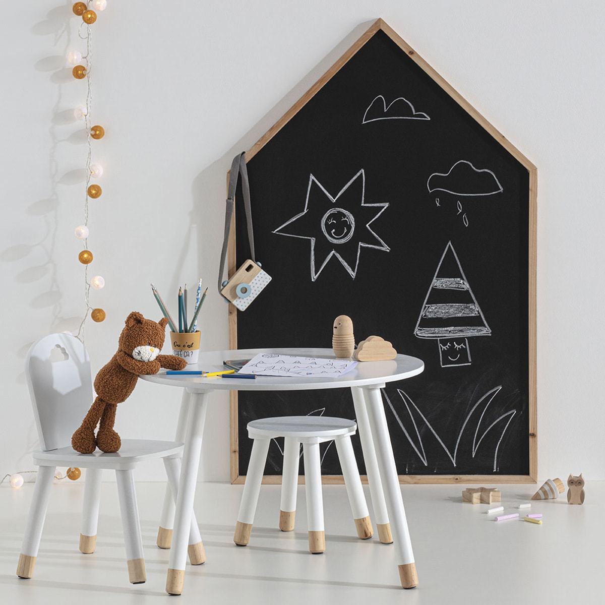 Tableau ardoise maison