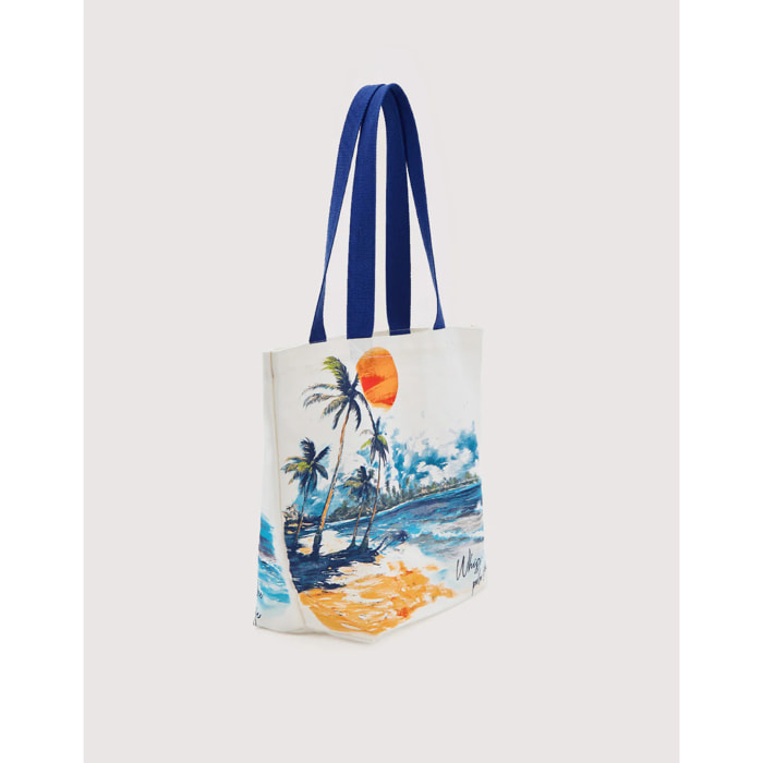 Shopping Bag Azul - Bahamas