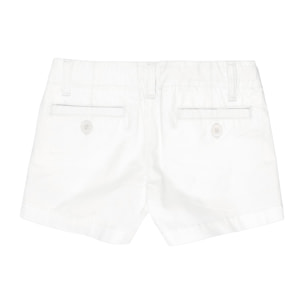 Shorts popeline stretch Polo Club St Martin Bianco