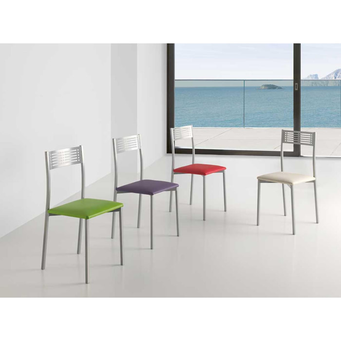 Set 4 sillas ESTORIL - 41x47x86cm