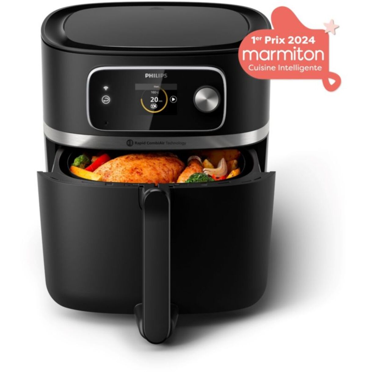 Airfryer PHILIPS Series 7000 XXL 8,3L HD9880/90 avec sonde de cuisson intégrée