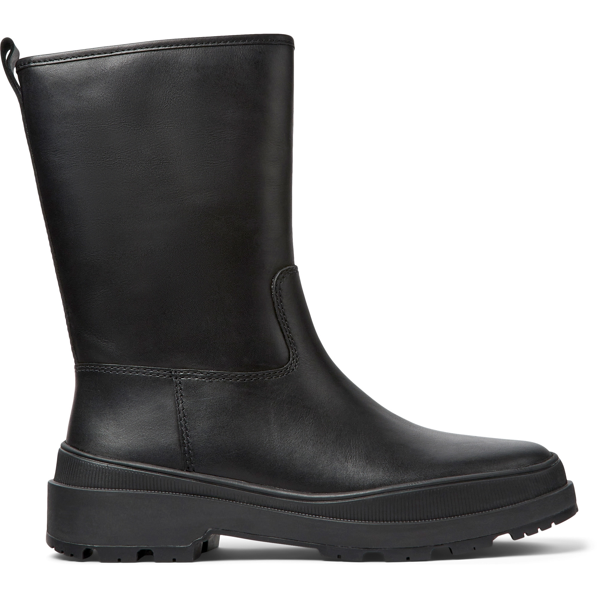 Botines - CAMPER Brutus Trek - Negro - Cuero liso