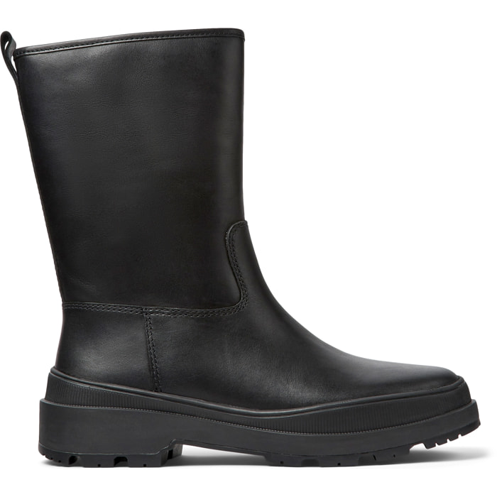 Botines - CAMPER Brutus Trek - Negro - Cuero liso