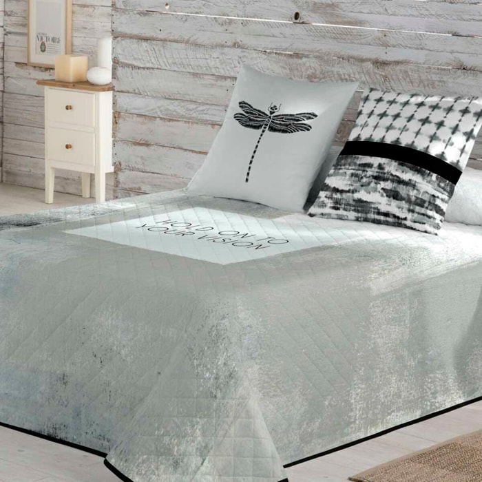 Icehome - Colcha Bouti Estampada - 100% Algodón - 70 gr/m² - Hold On