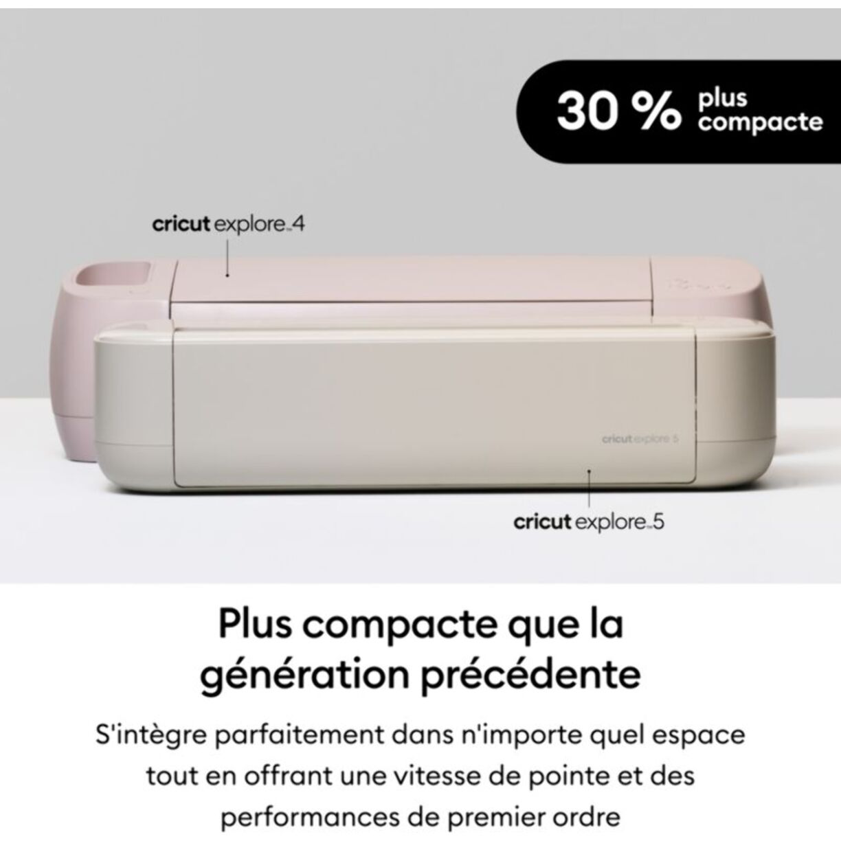 Machine de découpe CRICUT Pack Explore 5 Crème