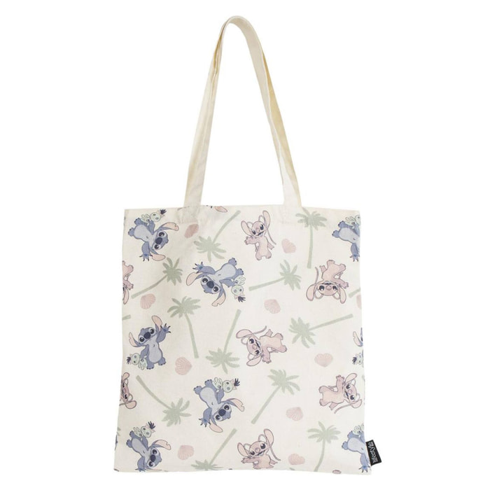 Bolsa de shopping stitch blanco