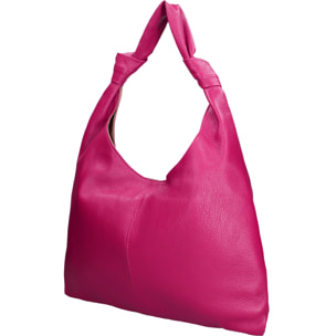 Borsa a spalla da donna Made in Italy - Modello Iduna Lux - 100% pelle - 41.0 x 28.0 x 3.0 cm