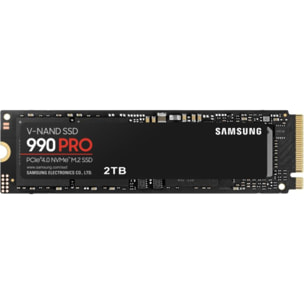 Disque dur SSD interne SAMSUNG 2To 990 Pro PCIe 4.0 NVMe M.2