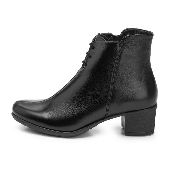 Stivaletto con tacco Donna colore Nero