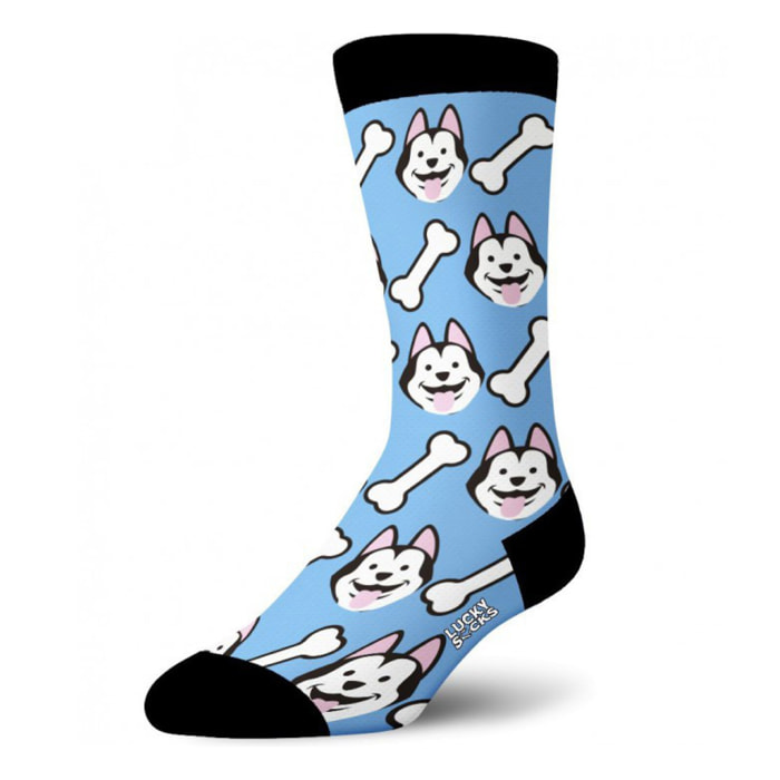 Par de calcetines largos lucky socks diseño perritos