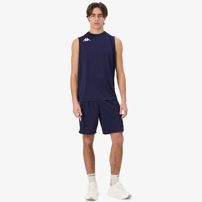 Kappa - Pantaloni Corti Uomo Blu - Kappa4Football Lucio