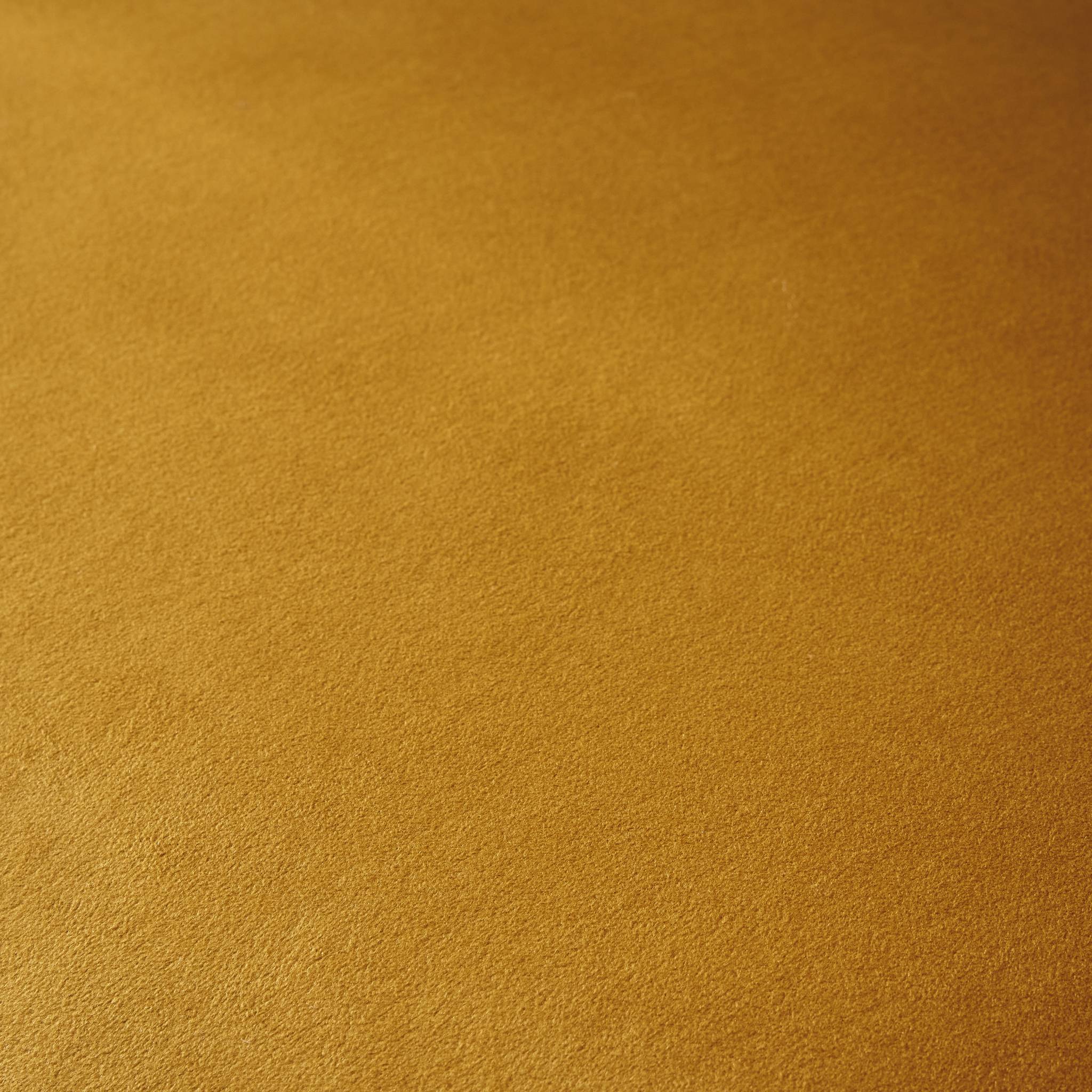 Fauteuil tripode en velours moutarde