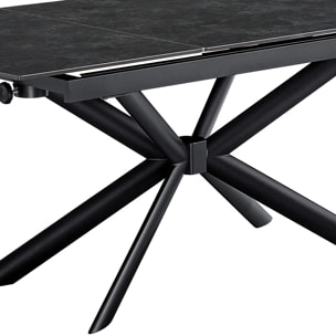 Table à manger extensible 6/10 couverts en céramique - VIK