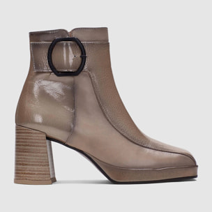 Botin Natalie Taupe 8 cm