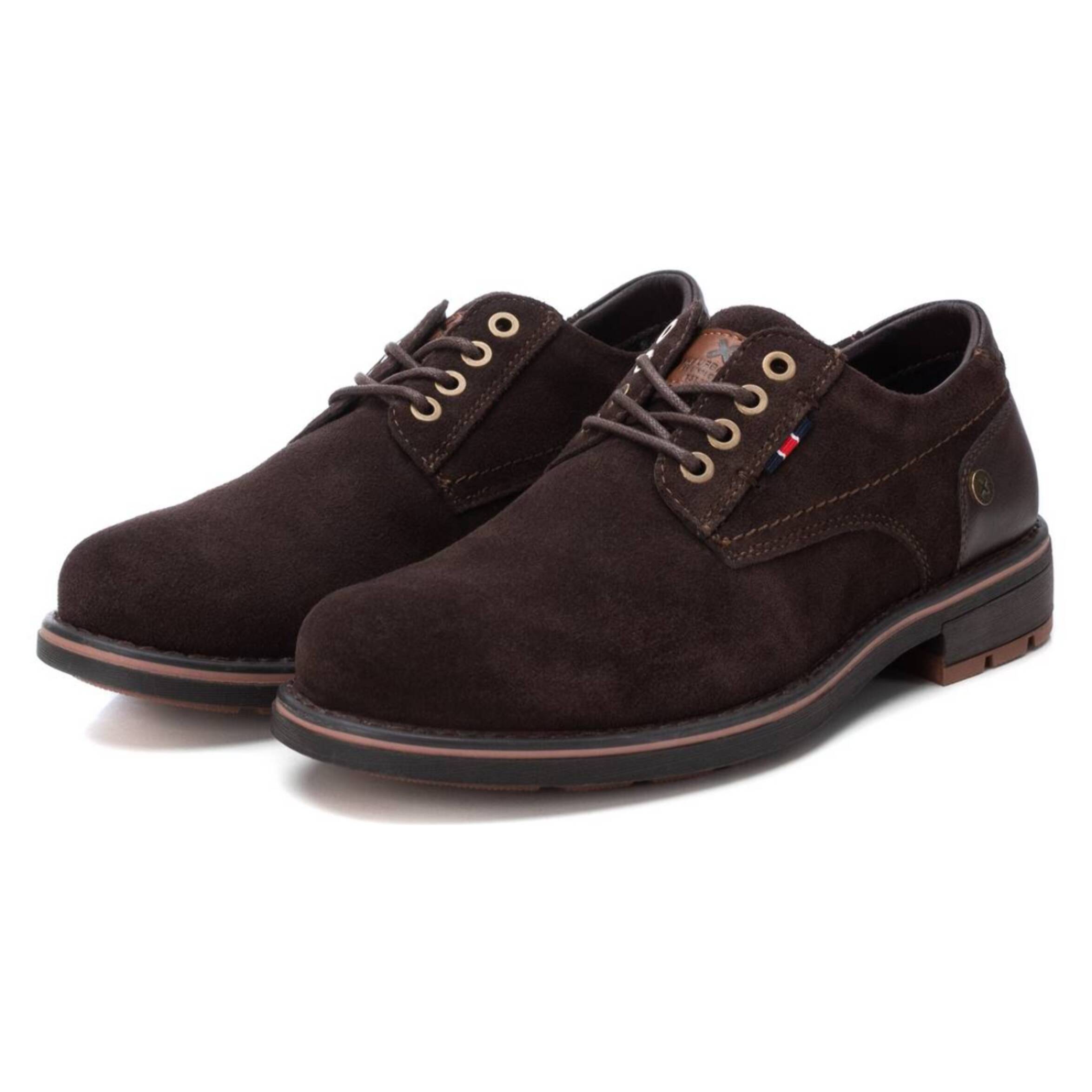 Zapato blucher/derby de piel marron