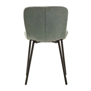 Silla Poliester Verde 44x52x77 Cm