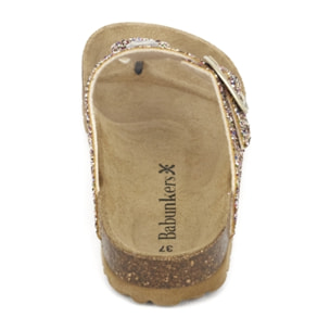 SANDALIA GRANADA BABUNKERS DORADO