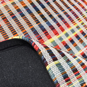 tapis tisse à la main au velours moelleux en forme de bouclettes