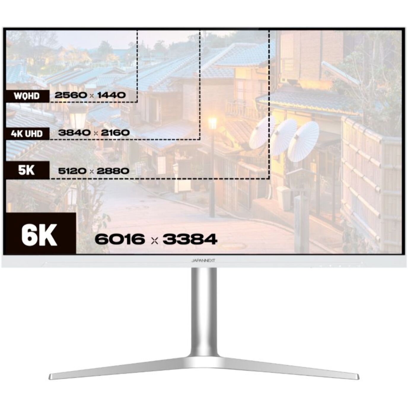 Ecran PC 6K JAPANNEXT JN-IPS326K-HSPC9 32'' IPS Blanc