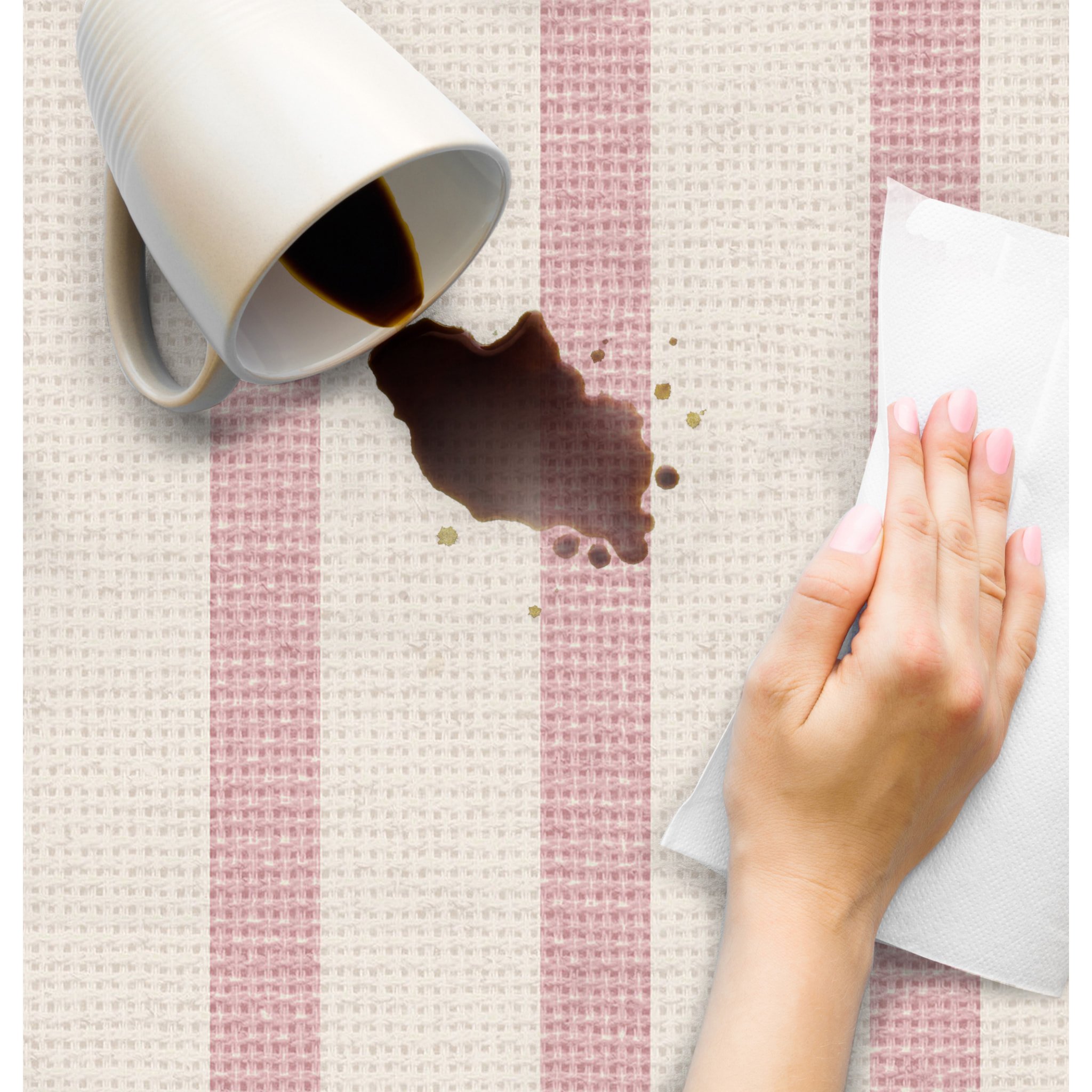 Alfombra de vinilo Ritmus Pink 200x266 cm -PVC antideslizante, vinilica para cocina o salón, lavable, estilo abstracto