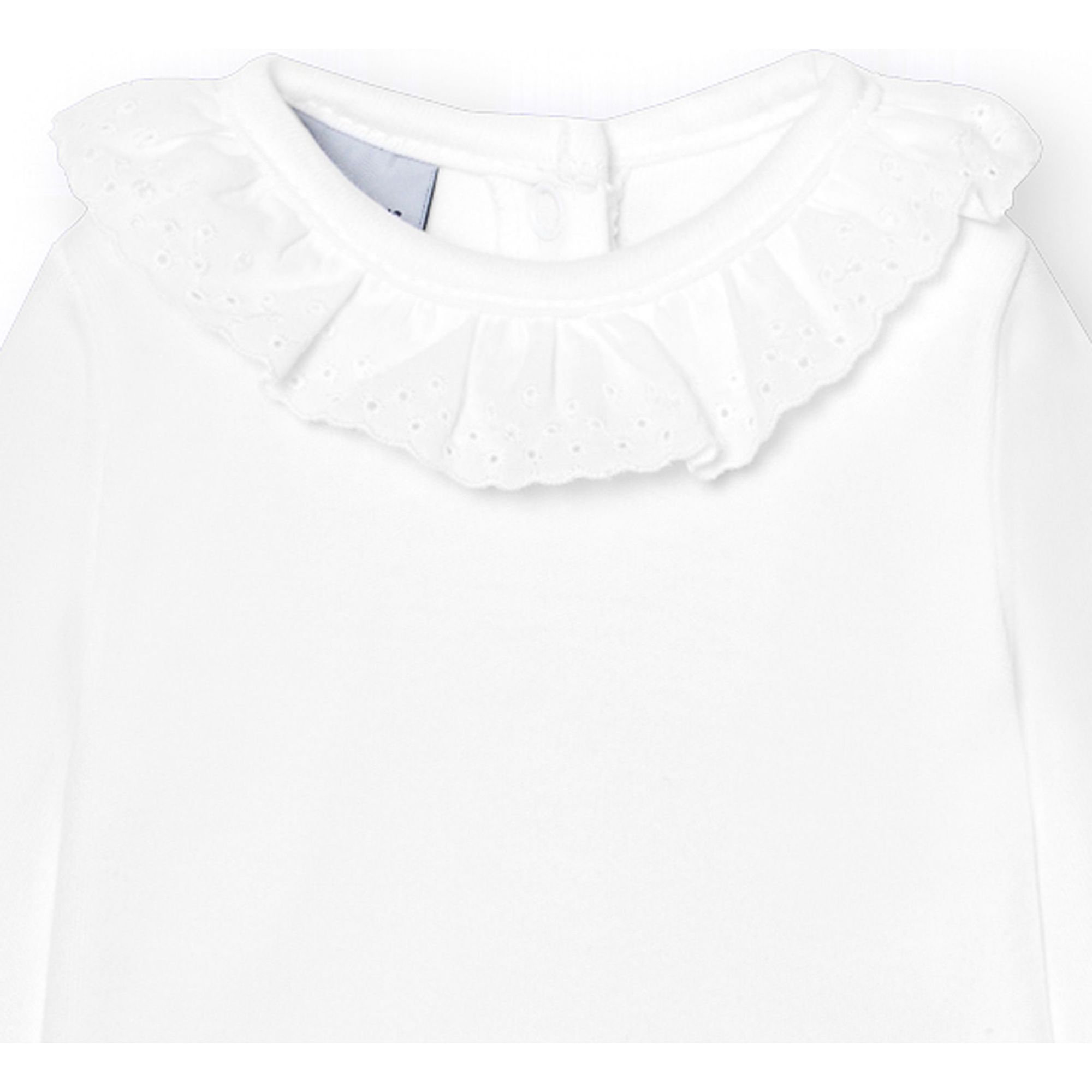 Body bebé manga larga cuello batista