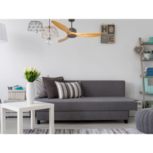 Ventilateur de plafond ø132 cm avec Wifi Réversible Hypersilence 40   W Chocolat