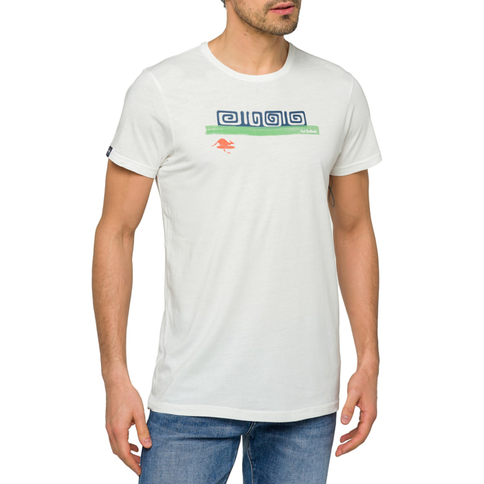 Camiseta de algodón 150 gr Hot Buttered Tikisurf Blanco