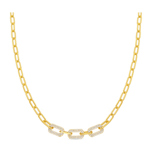 Collar Nelith acabado oro amarilo 18k