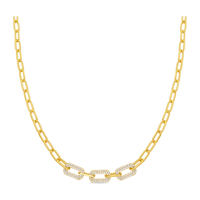 Collar Nelith acabado oro amarilo 18k
