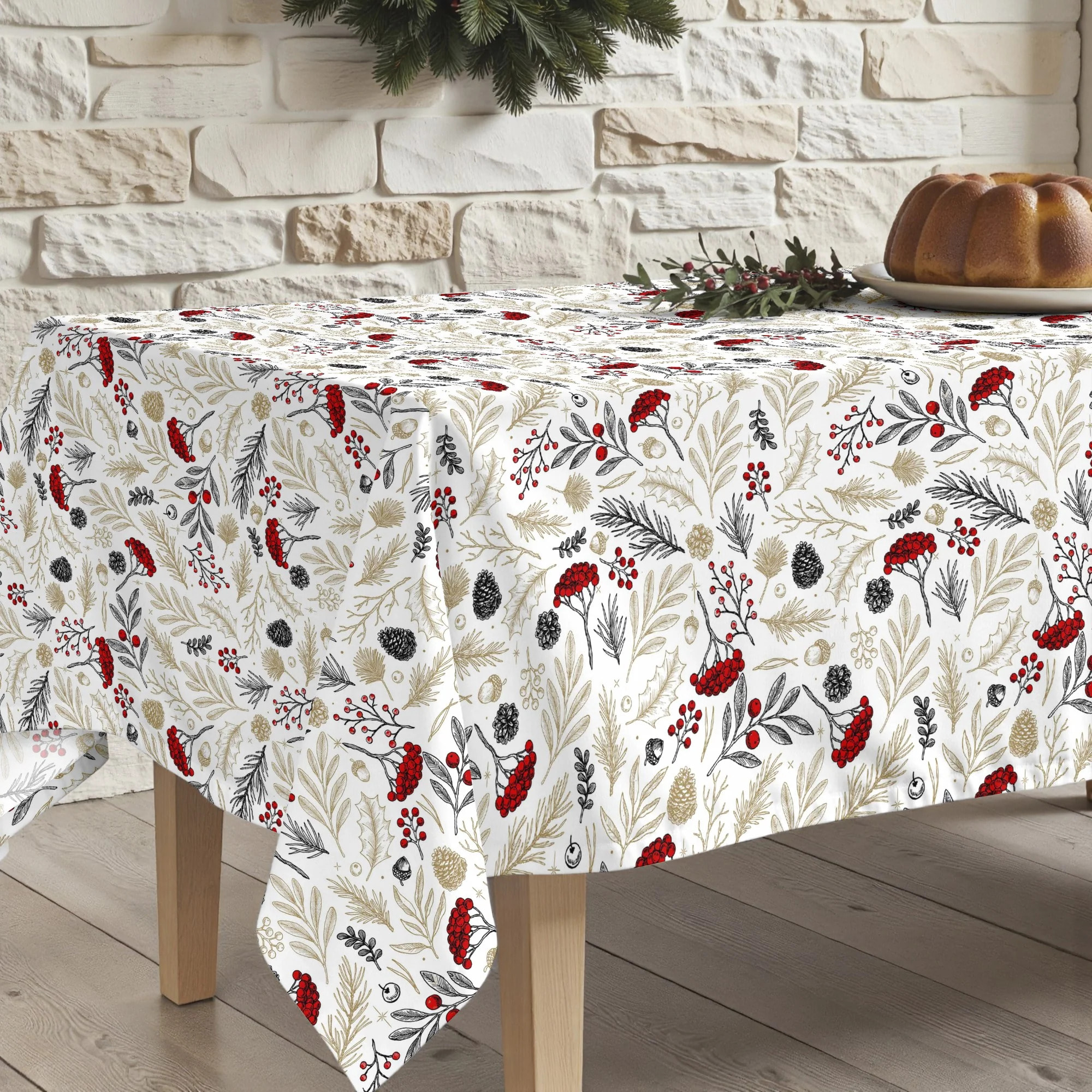 Nappe en résine Anti-tâches Merry Christmas 34