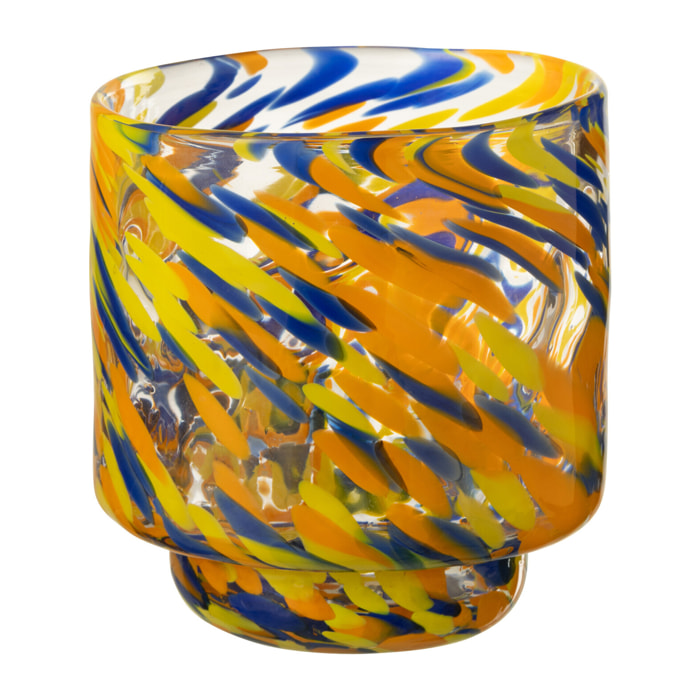 J-Line vase Arun - verre - mix - small - Ø 15 cm