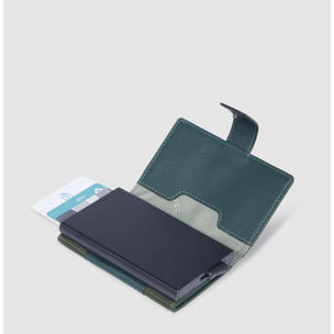 Piquadro Portacarte di credito in metallo