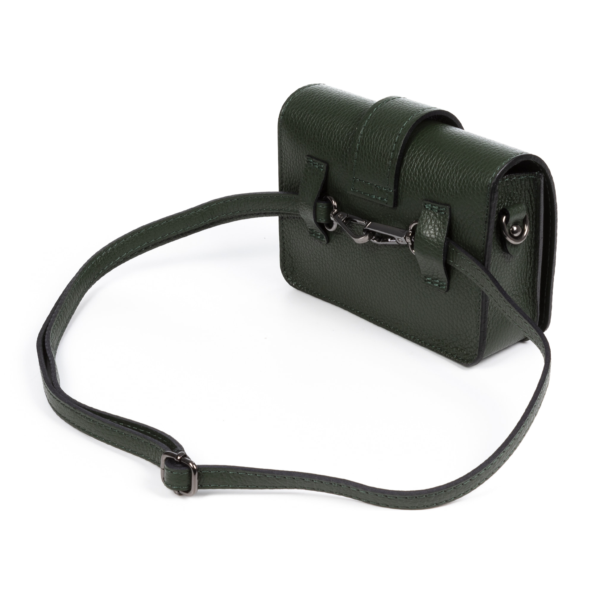 Camelia Bolso bandolera Mujer.Piel auténtica Dollaro