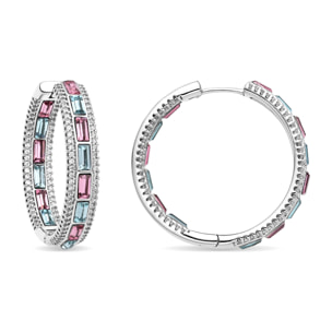 Pendientes Niue acabado plata