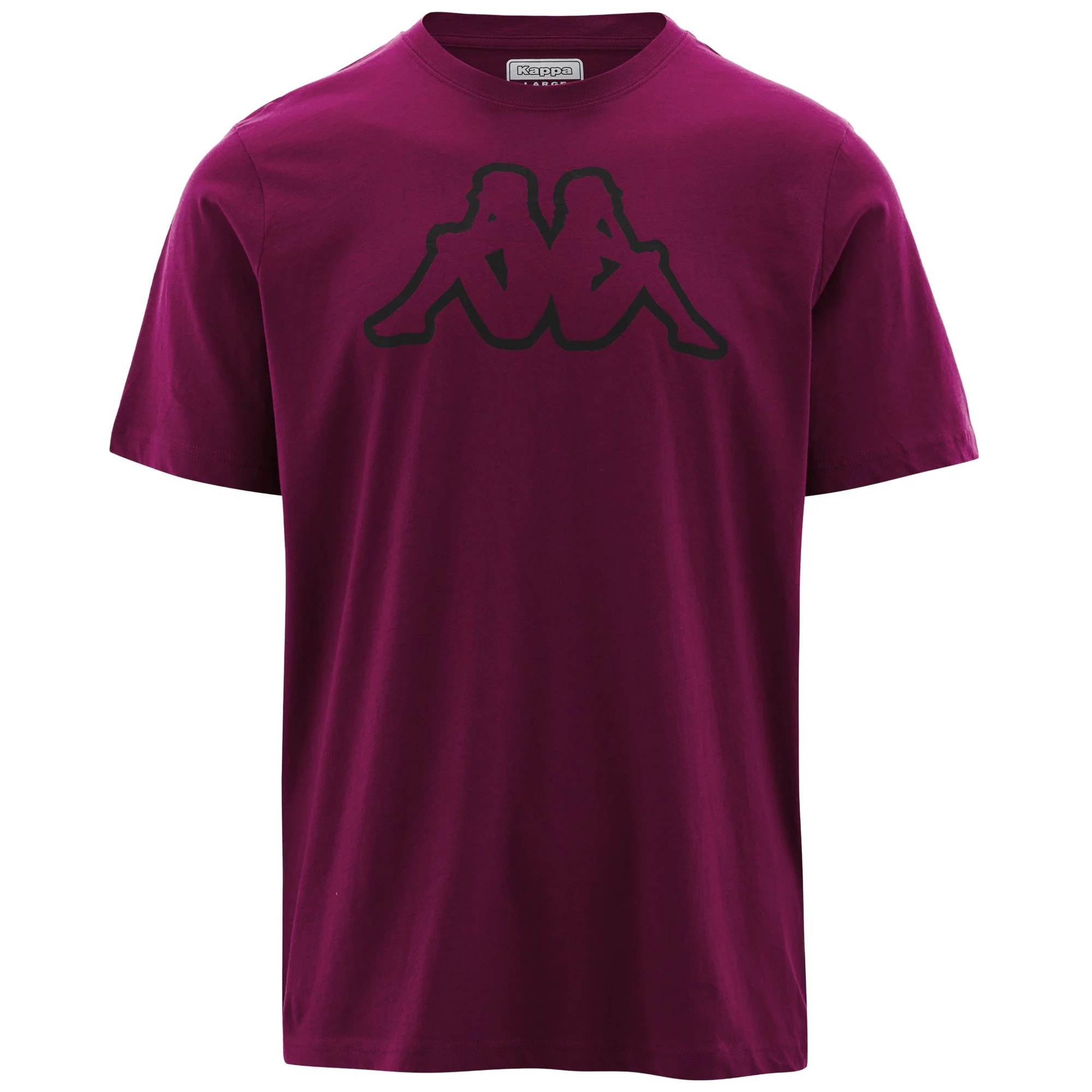 Kappa - T-Shirts & Top Uomo Viola - Logo Amberis Dk