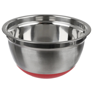 Saladier antidérapant D17cm Inox