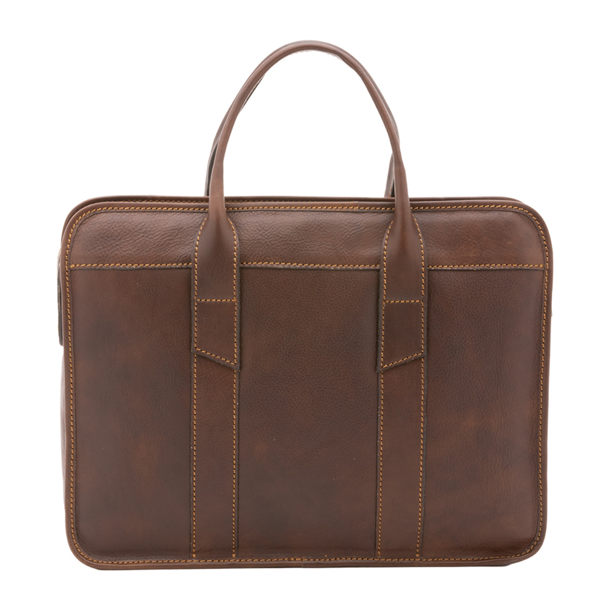 Borsa a mano  unisex In Vera pelle Made in Italy 40x30x8 cm