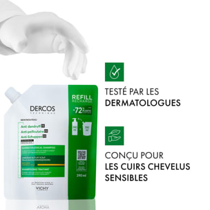 Dercos Technique - Shampooing Antipelliculaire Eco-recharge 390ml
