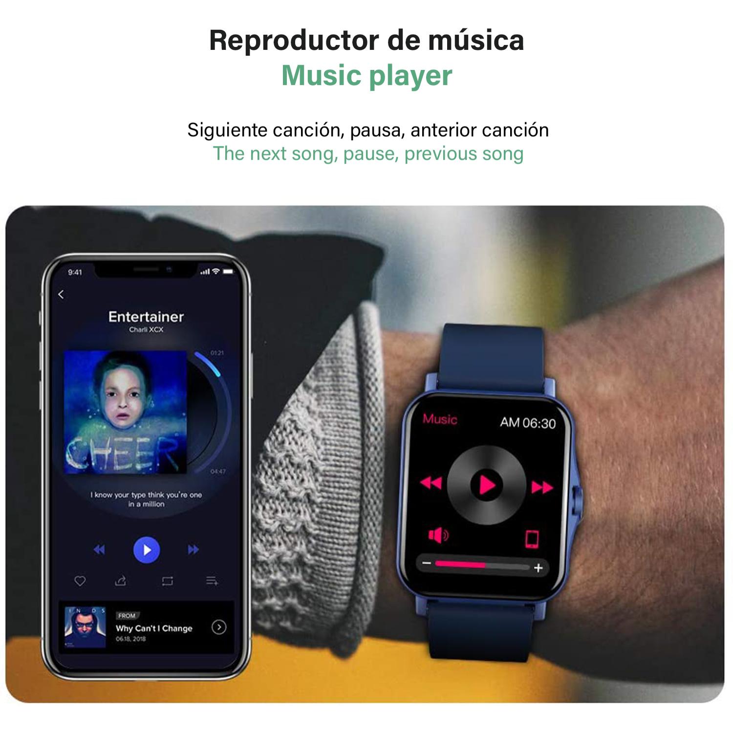 Smartwatch ZW23 con termómetro corporal, tensión y O2 en sangre. Incluye 15 modos deportivos.