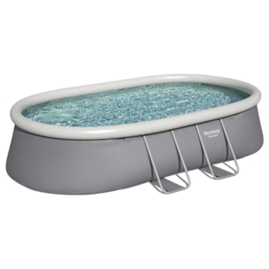 Bestway Piscine autoportante Ovale Fast Set 488 x 305 x 107 cm - Filtration incluse