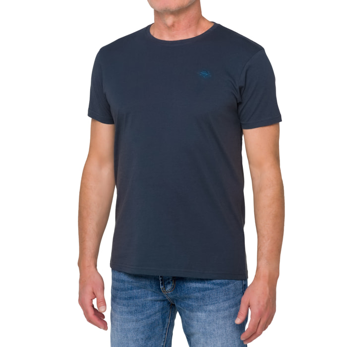 Camiseta de algodón 180 gr Hot Buttered Mistral marino