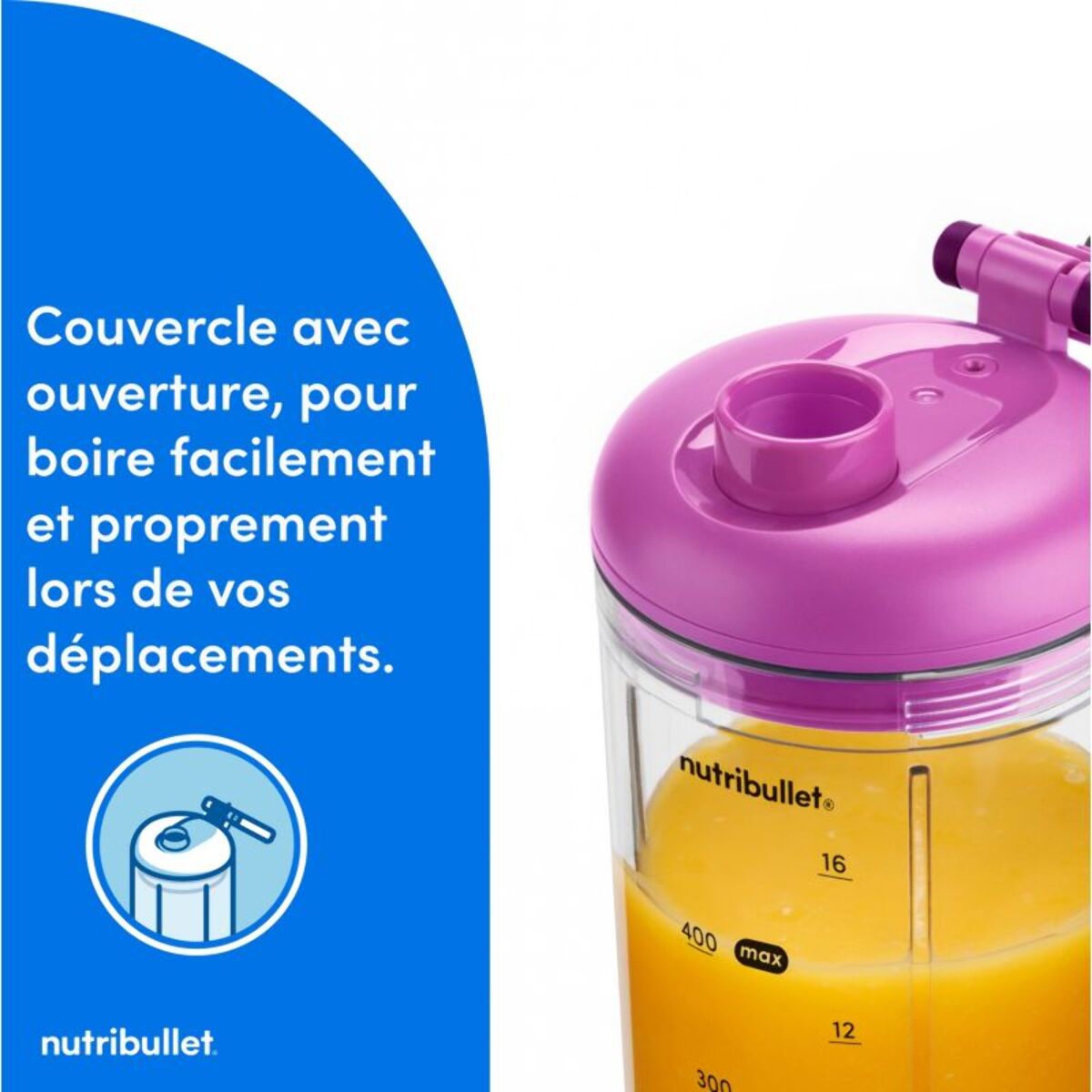 Blender NUTRIBULLET FLEX - Berry NBP013VT