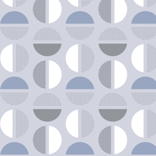 Parure copripiumino in flanella bollo 8487 grigio azzurro flanella 100% cotone