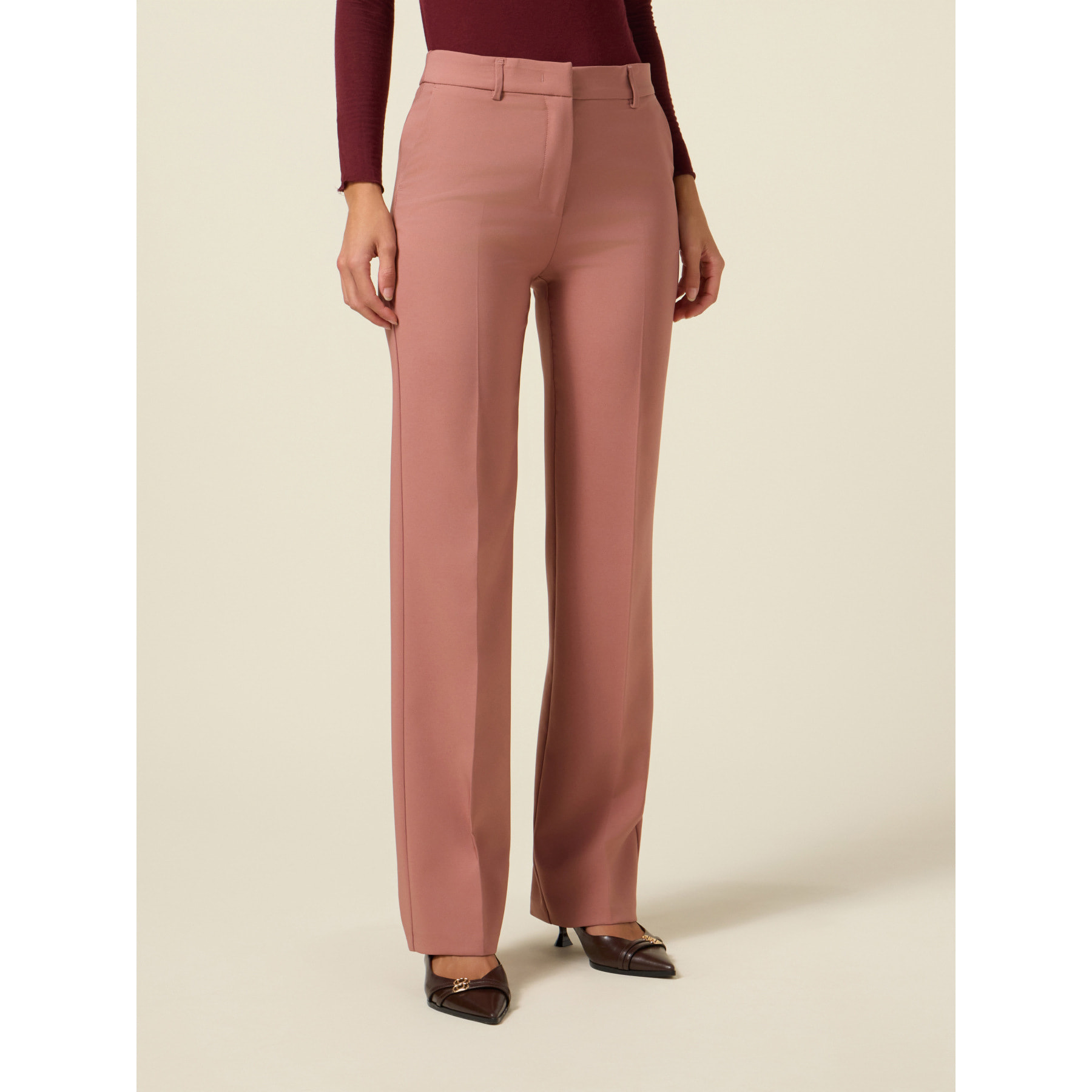 Oltre - Pantalones de tejido técnico - Rosa