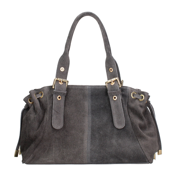 Borsa a mano da donna Made in Italy - Modello Lumena Lux - 100% pelle - 20.0 x 21.0 x 33.0 cm