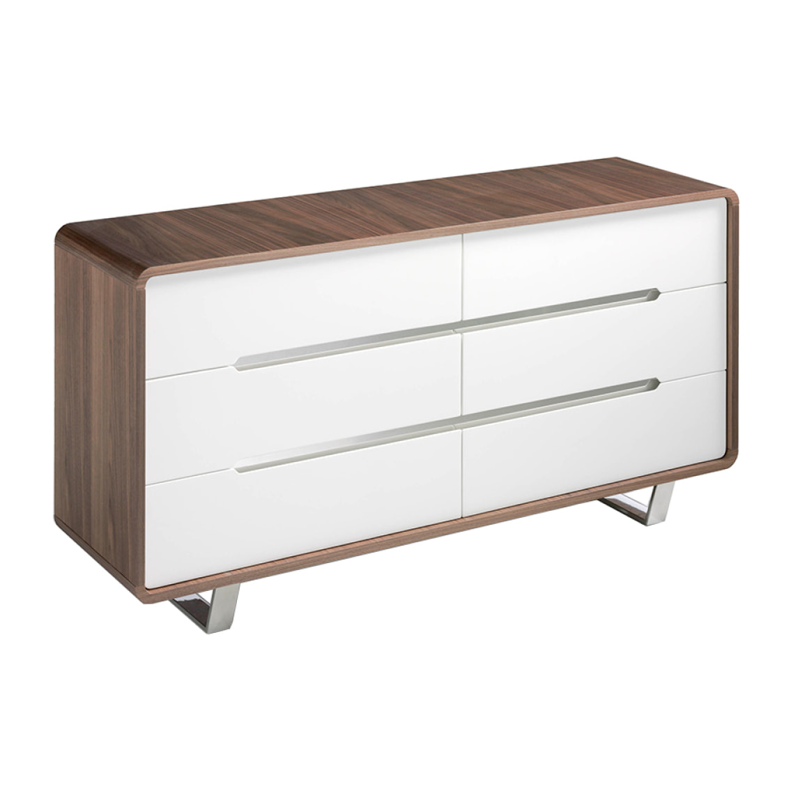 Cómoda de nogal 150x70x49cm