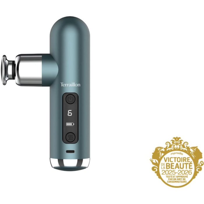 Masseur corps TERRAILLON Mini Massager 4 embouts