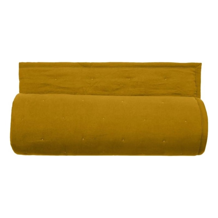 Couvre lit matelassé microfibre lavée ''Céleste'' toutes dimensions Vent du sud - Céleste Gold