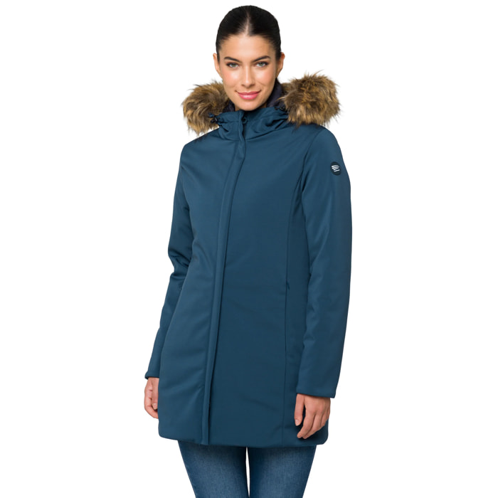Parka DAHLIA imbottito impermeabile blu chiaro